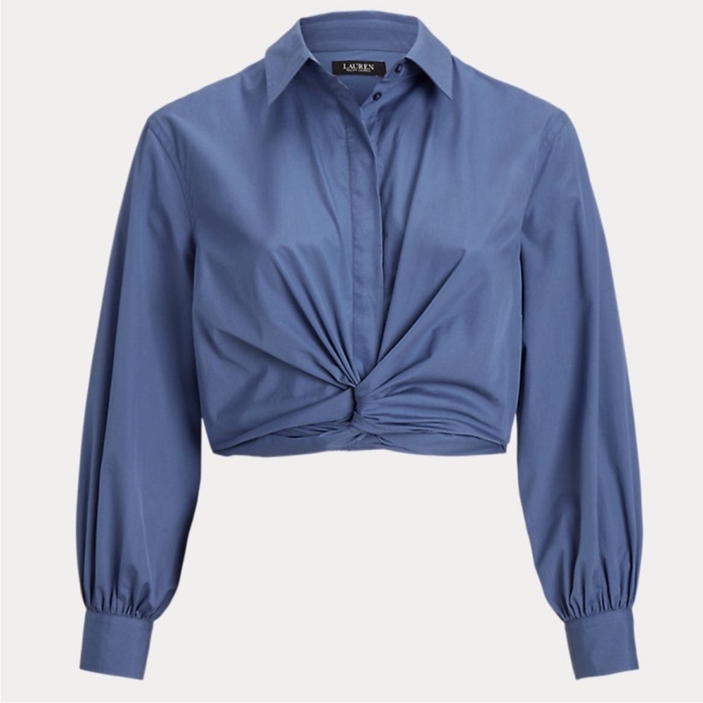 Ralph Lauren Blue Women's Top 100% cotton
